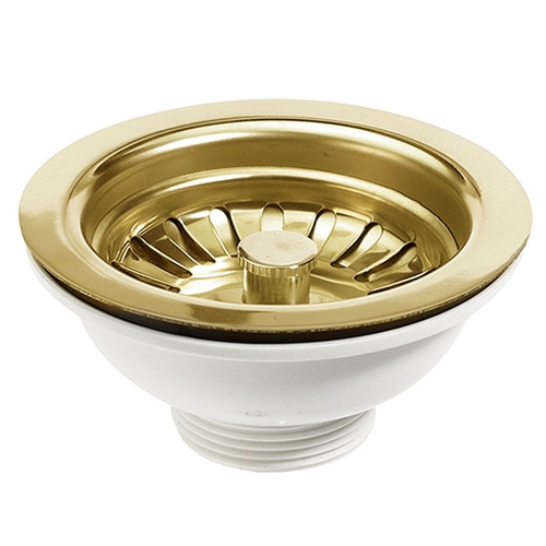 Basket Strainer Sink Waste - Gold